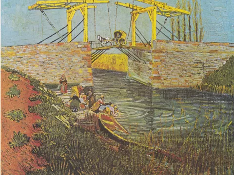 Van Gogh bridge also known as the Langlois Bridge, painted by van Gogh in 1888