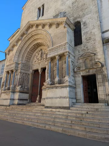 Basilica of Saint-Trophime in Arles, France.